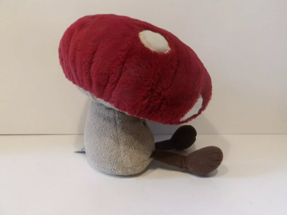 Jellycat Amuseable Mushroom Plush with label - Great Condition image 7
