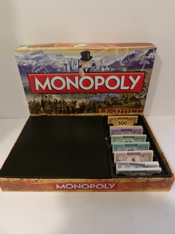 Monopoly - Hobbit - Unexpected Journey - Opened Contents Great Condition - Hasbro Games - Family Property Trading Game image 4
